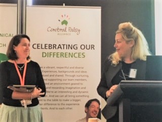 Dr Haley Smithers-Sheedy (L) and Prof. Iona Novak, Cerebral Palsy Alliance.