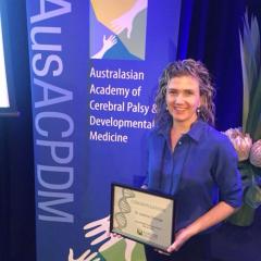 Dr Joanne George was awarded the Promising Career Award at AusACPDM 2018.
