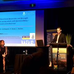 Jared Gillett presenting