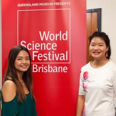 Nataya Branjerdporn as finalist in 2018 Queensland Women in STEM competition (third from left).